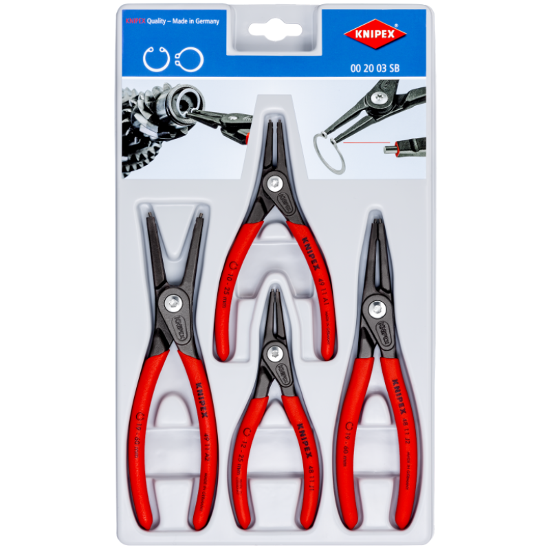 Knipex Sicherungsringzangen-SET 4-tlg.